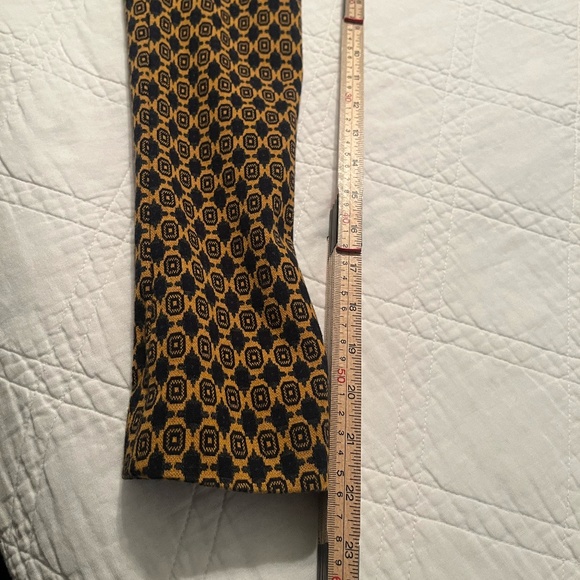 CAbi Kensington Proper Standout Medallion Blazer Jacket 3372 Mustard & Blue Med. - Picture 12 of 13